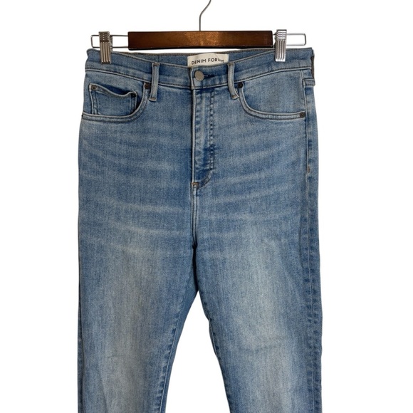 Denim Forum Jeans Women's The Lola High Rise Skinny Size 28 - Picture 2 of 10